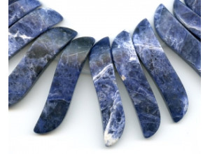 Matte Sodalite 35-55mm S Drop