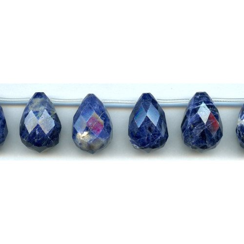 206-1086 Sodalite <br>18x25 Teardrop Briolette