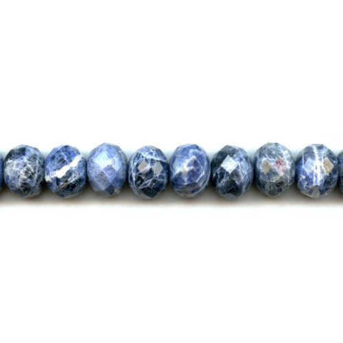 206-1161 Sodalite <br>15-16mm Faceted Rondell