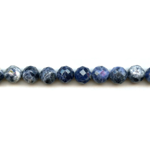 206-1215 Sodalite <br>12mm Faceted Round