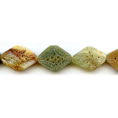 207-1206 SooCho Jade <br>20x26-30 Carved Diamond