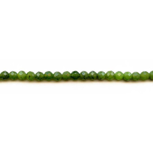 209-1249 Green Jade <br>6mm Faceted Round