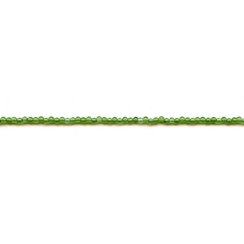 209-1346 Green Jade <br>2-2.5mm Round