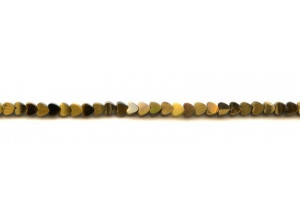 Tiger Eye 4mm Heart