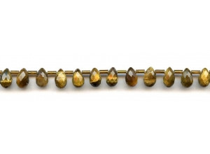 Tiger Eye 6x9 Teardrop Briolette