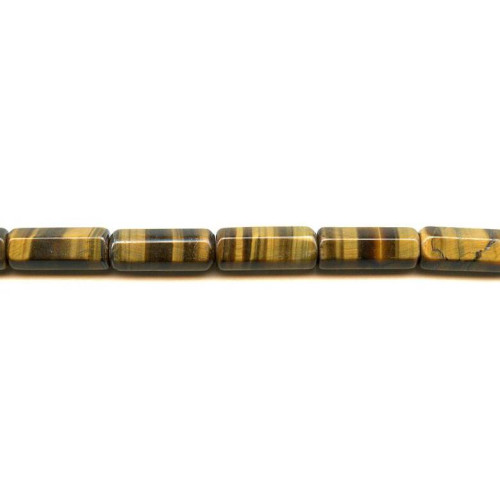 210-1044 Tiger Eye <br>8x20 Hexagon Tube