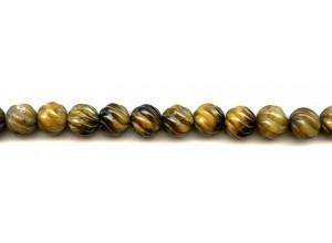 Tiger Eye 10mm S-Corrugated Round