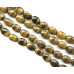 210-1072 Tiger Eye <br>18x25 Faceted Flat Oval