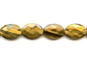 Tiger Eye 18x25 Faceted Flat Oval Tiger Eye 18x25 Faceted Flat Oval
