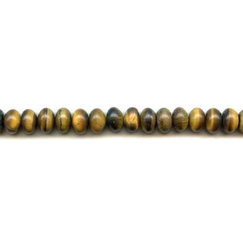 210-1100 Tiger Eye <br>10mm Rondell
