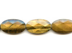 Tiger Eye 20x35 Faceted Flat Oval