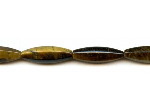 Tiger Eye 10x35 Hexagon Oval Rice Tiger Eye 10x35 Hexagon Oval Rice