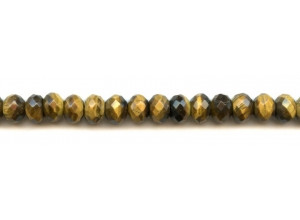 Tiger Eye 10mm Faceted Rondell