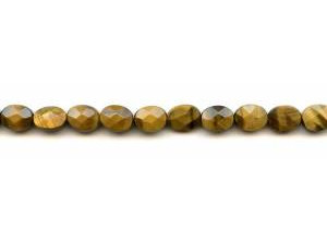 Tiger Eye 8x10 Faceted Flat Oval