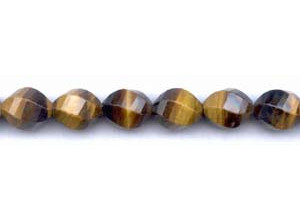 Tiger Eye 13x18 Faceted 6-sided Swirl