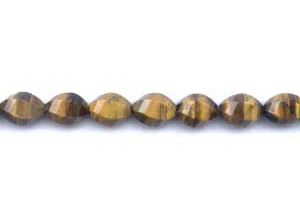 Tiger Eye 10x14 Faceted 6-sided Swirl