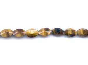 Tiger Eye 10x14 Faceted Flat Oval