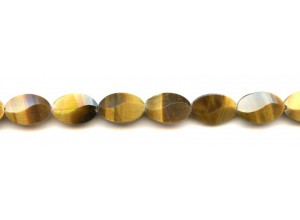Tiger Eye 10x15 Faceted Flat Oval