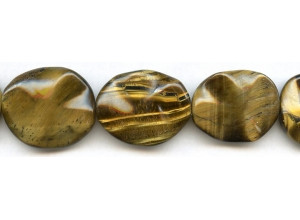 Tiger Eye 26x32 Waved Flat Oval