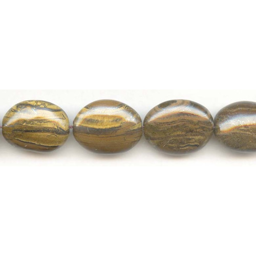 210-1270 Tiger Iron Jasper <br>20x28 Flat Oval