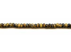 Tiger Eye 6mm Faceted Rondell