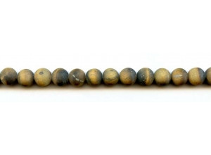Matte Tiger Eye 8mm Round