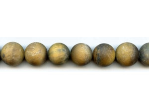 Matte Tiger Eye 16mm Round