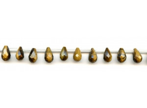 Tiger Eye 6x10 Teardrop Briolette