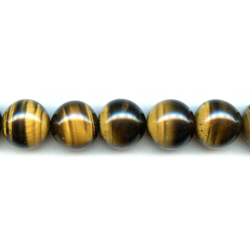 210-1374 Tiger Eye <br>20mm Round