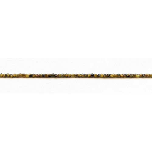 210-1380 Tiger Eye <br>2mm Faceted Round