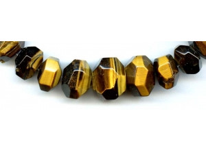 Tiger Eye 12-20mm Faceted Rondell