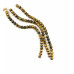 210-1392 Tiger Eye <br>8mm Corrugated Round