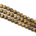 210-1404 Tiger Eye <br>20mm Carved Round