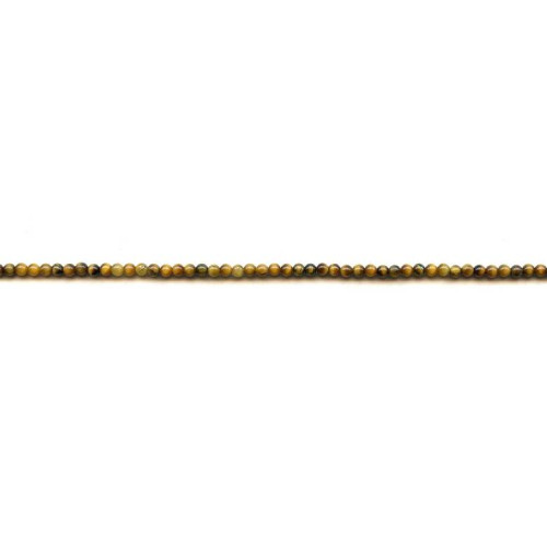 210-1413 Tiger Eye <br>2mm Round