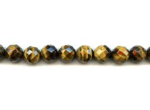 Tiger Eye 12mm Faceted Round