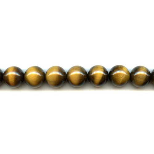 210-1424 Tiger Eye <br>14mm Round