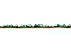 Matte Tree Agate 4mm Round
