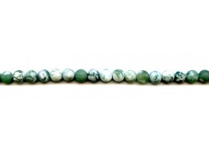 Matte Tree Agate 6mm Round