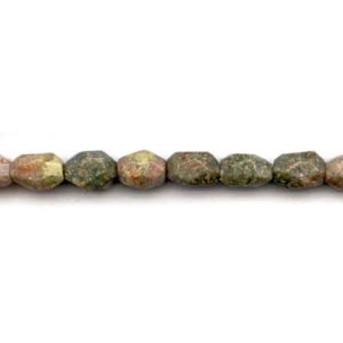 213-1003 Unakite <br>12x Faceted Nugget