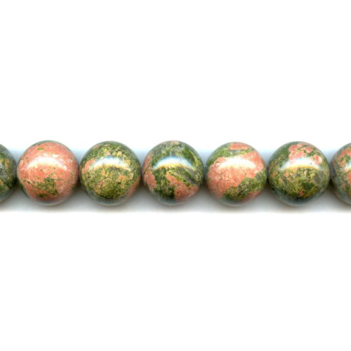 213-1037 Unakite <br>18mm Round