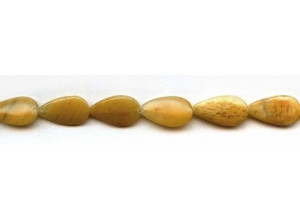 Yellow Jade 10x18 Flat Teardrop