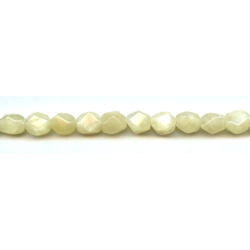 214-1086 Yellow Jade <br>8x10 Faceted Nugget