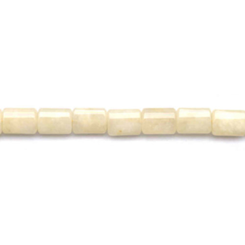 214-1105 Yellow Jade <br>10x14 Strip-faceted Oval Tube