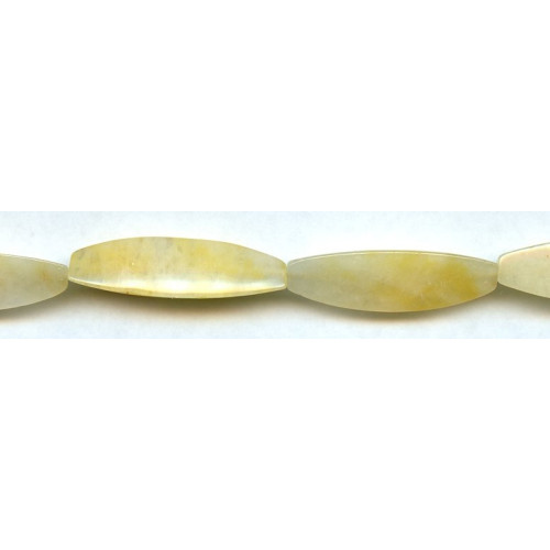 214-1121 Yellow Jade <br>11x40 Triangle Oval Rice
