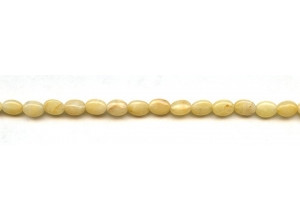 Yellow Jade 5x7 Flat Oval