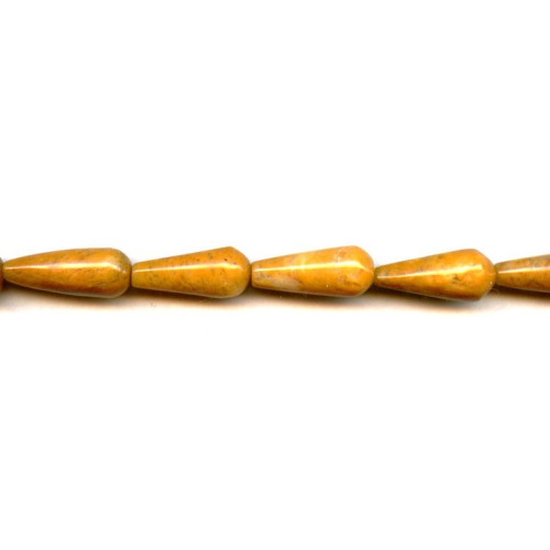 214-1272 Yellow Jade <br>9x22 Teardrop