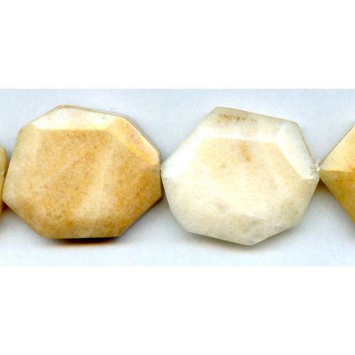 214-1288 Yellow Jade <br>32-38x Faceted Slab