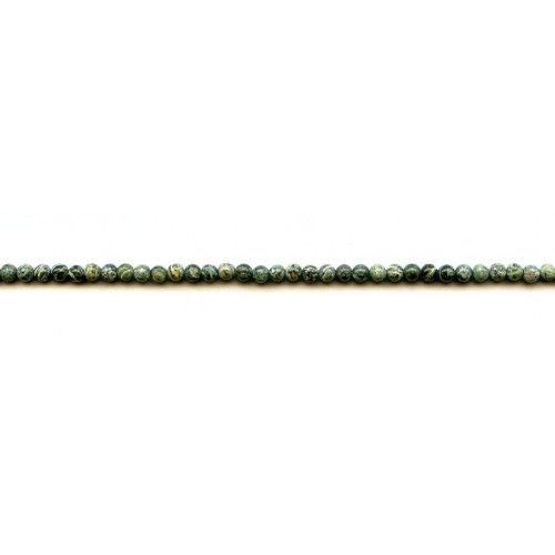 216-0003 Zebra Jasper <br>3mm Round