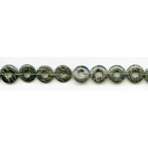 216-0542 Zebra Jasper <br>12mm Donut