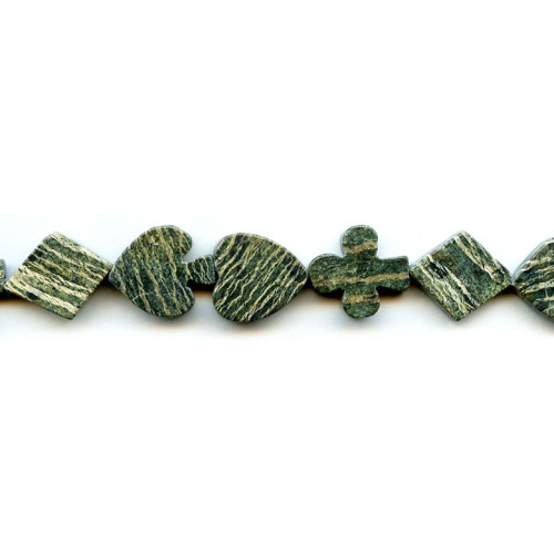 216-1048 Zebra Jasper <br>15-16mm Poker Suits